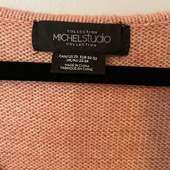 Pink short sleeve sweater - Picture 4 of 4